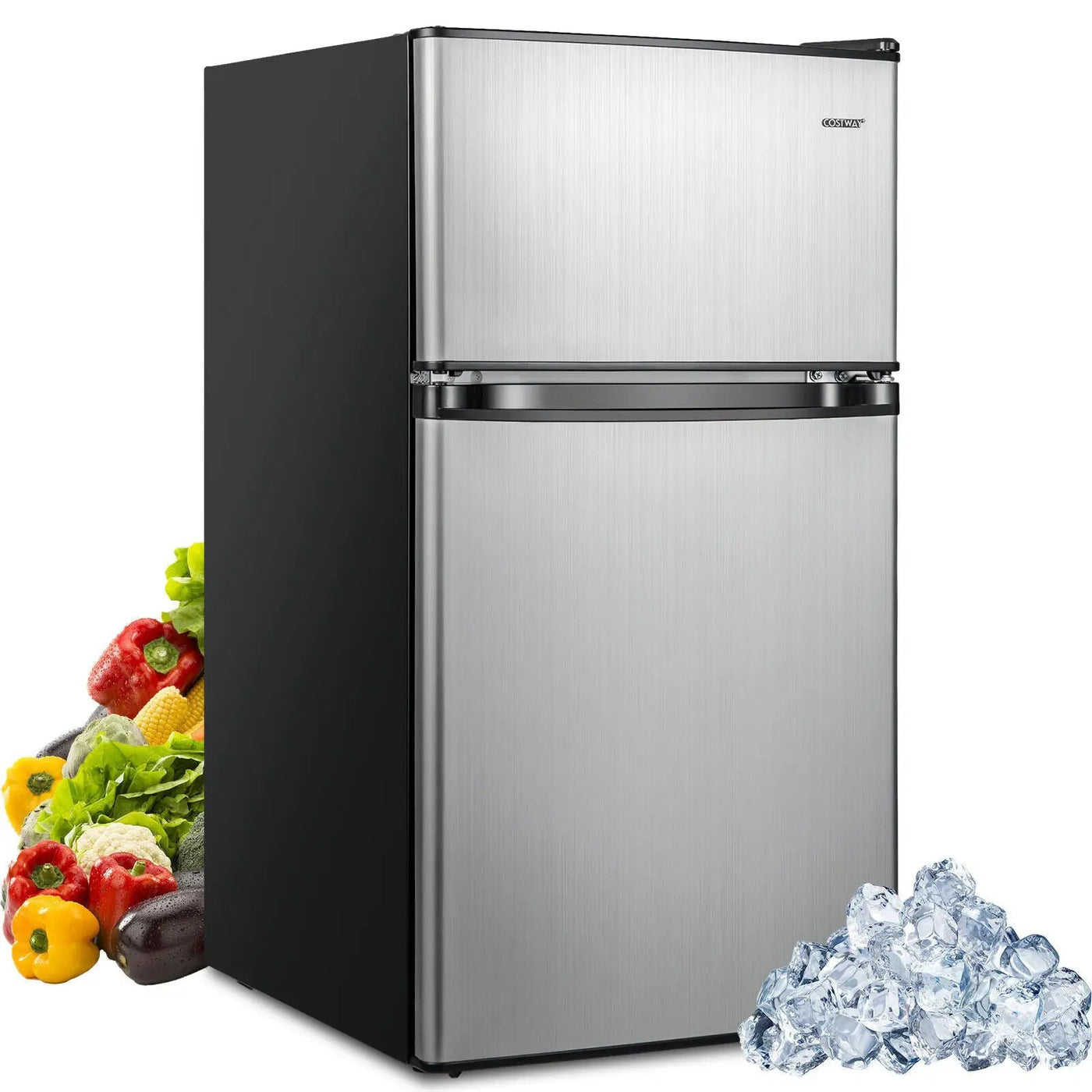 3.2 Cu. Ft Compact Mini Fridge with 5 Temperature Settings by DirectDeals