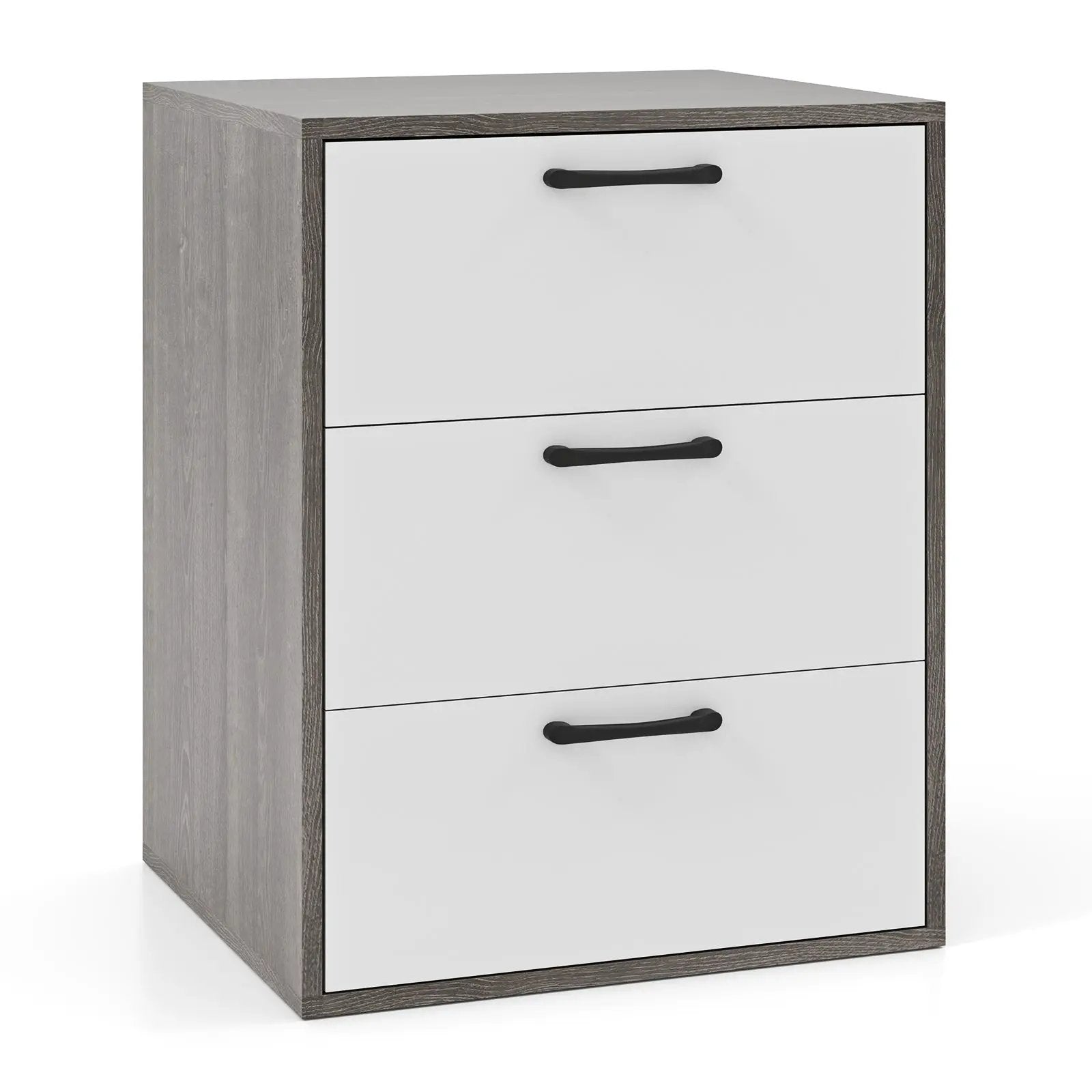 Modern Dresser Nightstand with 3 Slide-Out Drawers by DirectDeals