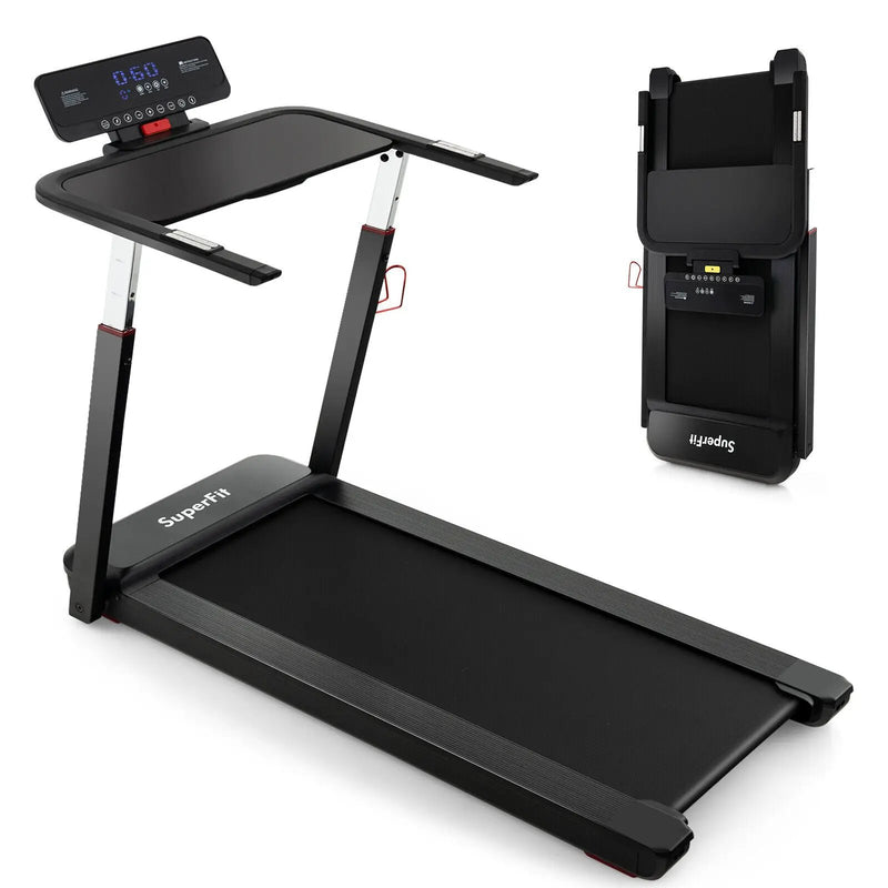 3HP Folding Treadmill with Adjustable Height and APP Control by DirectDeals
