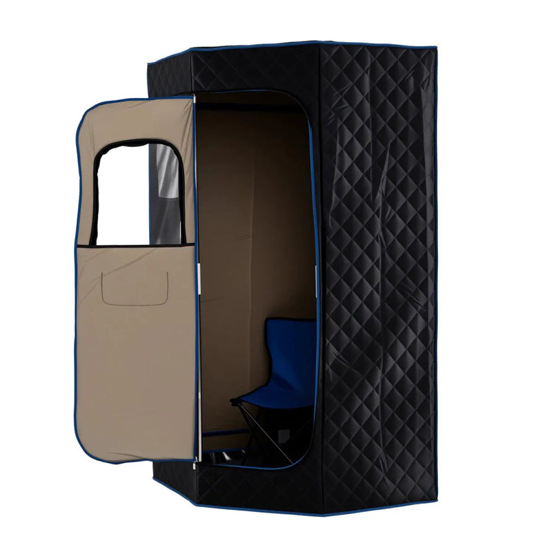 3L Portable Steam Sauna for Home Fast-Heat with 9-Level Remote Control and Folding Chair by DirectDeals