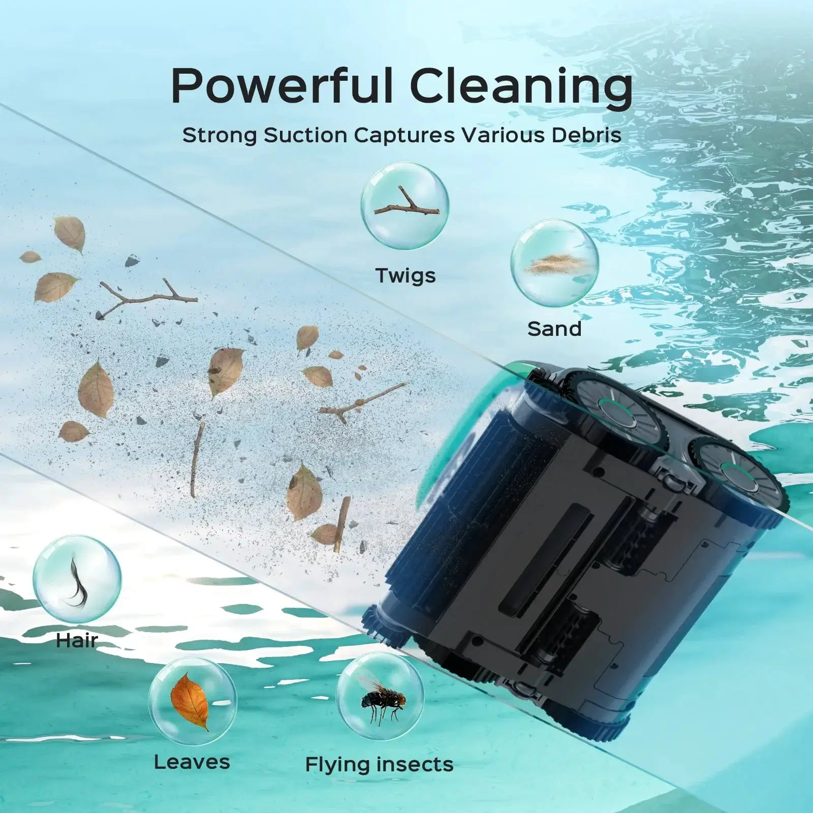 WYBOT B1 Cordless Robotic Pool Cleaner by WYBOT