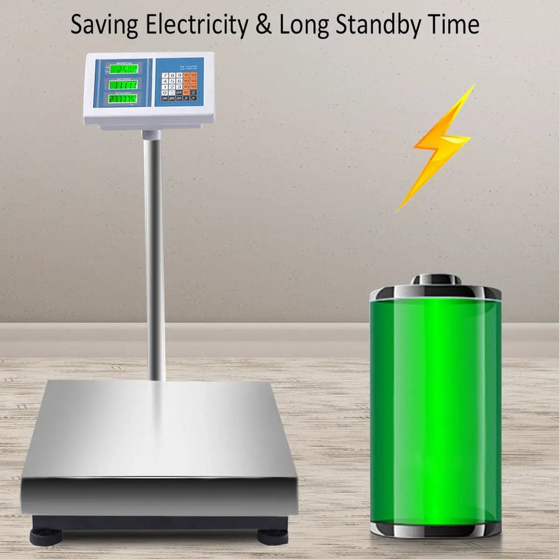 660 lbs Weight Computing Digital Floor Platform Scale by DirectDeals