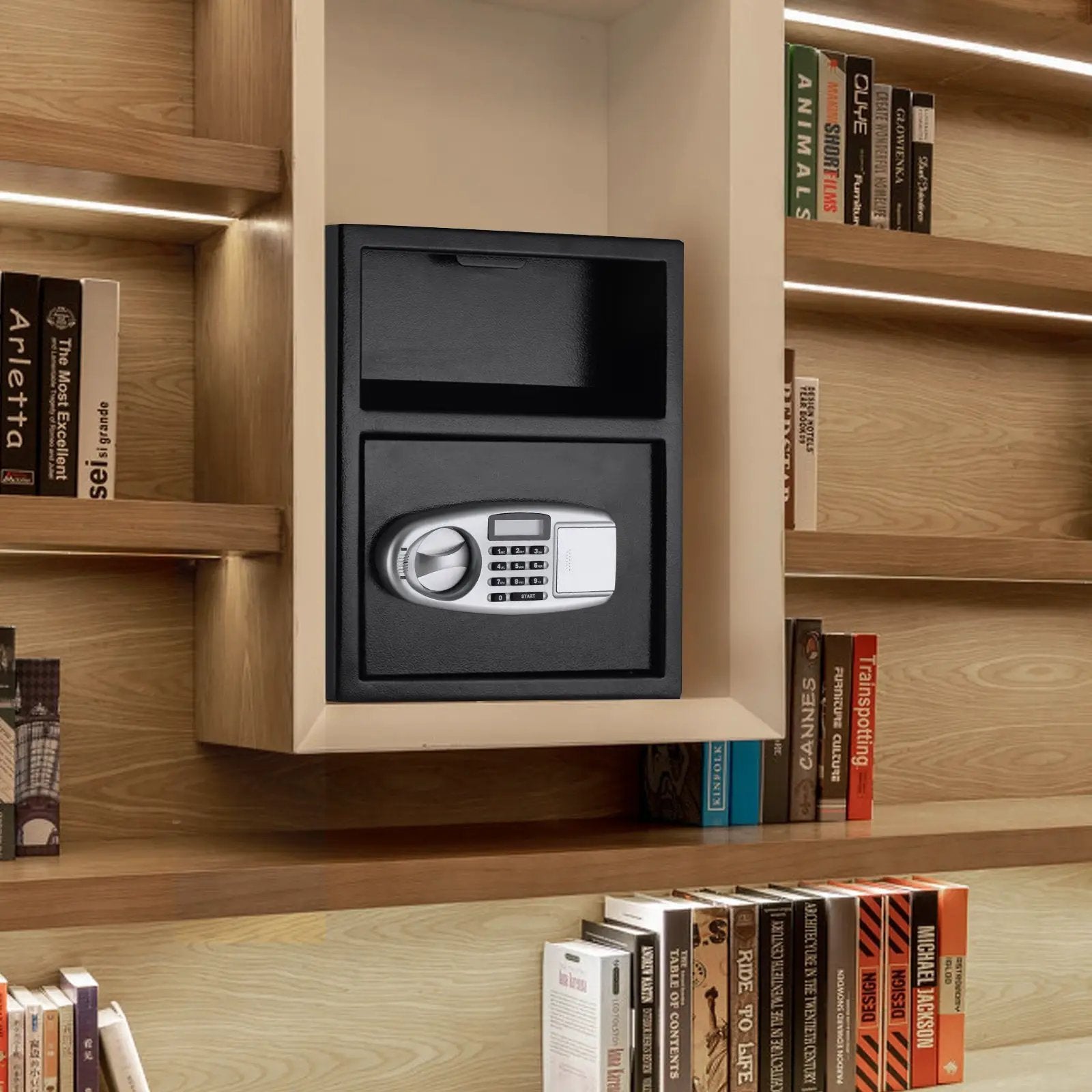 Digital Deposit Safe Box Depository Front Load by DirectDeals