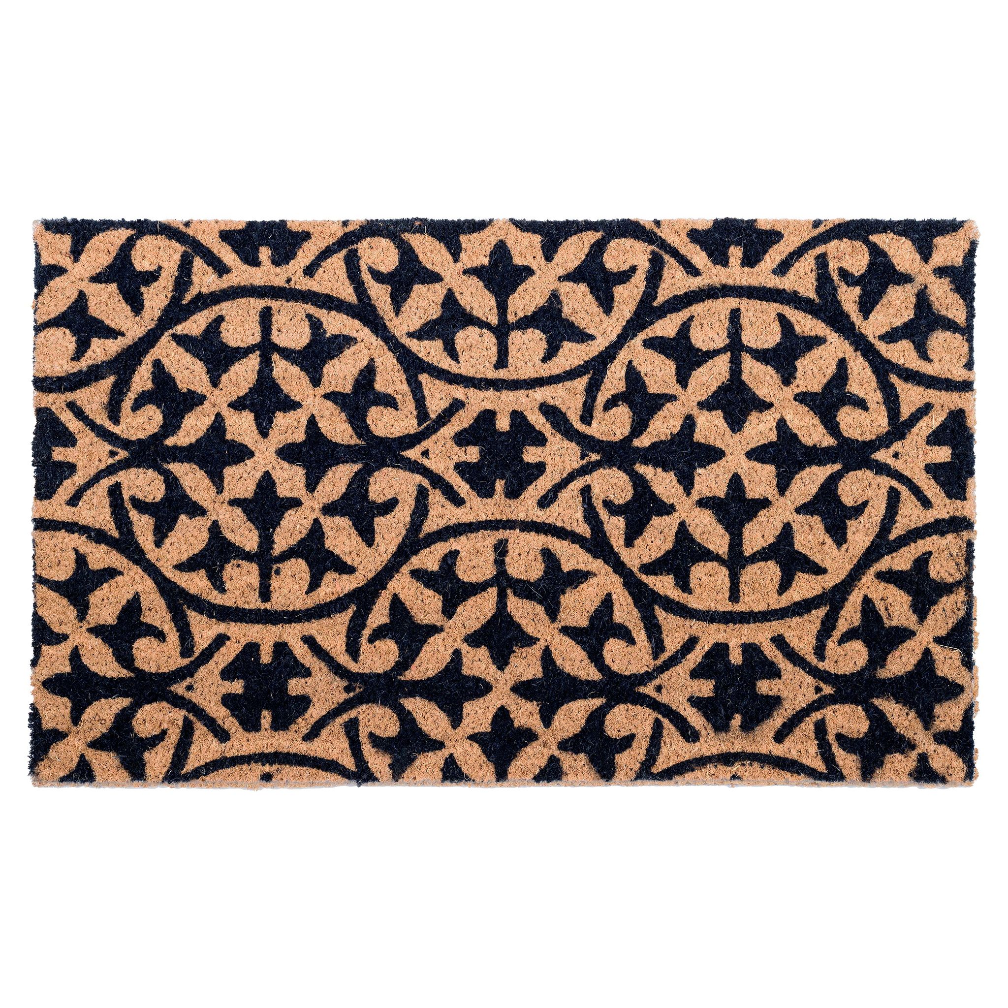 Blue Tile Coir Doormat by Fab Habitat