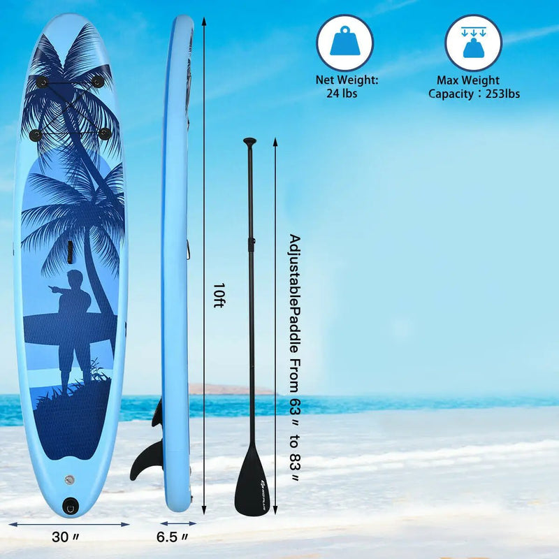 Adult Youth Inflatable Stand Up Paddle Board by DirectDeals