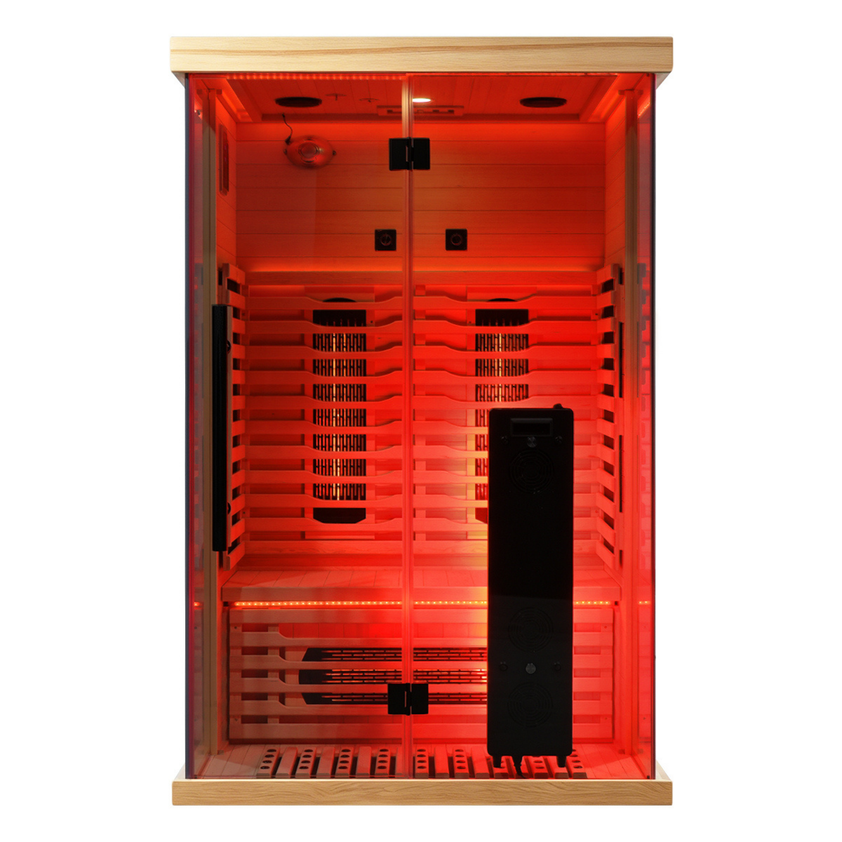 Blisspod I Vantaa RED I All-In-One - Full Spectrum + Red Light Therapy I Indoor Premium Sauna I 2 Person, photo 3 of 17