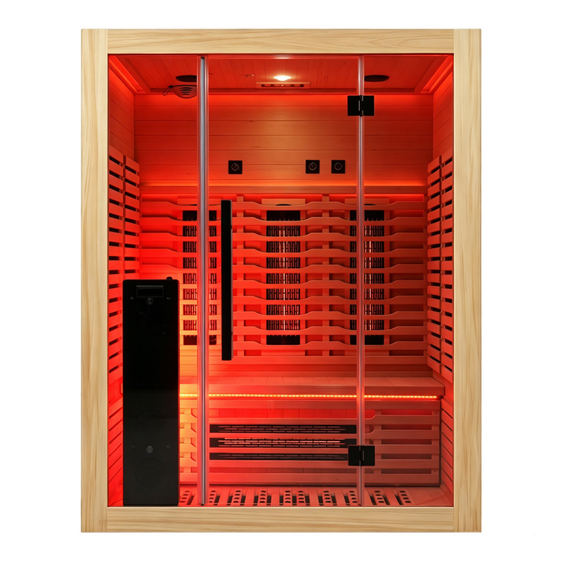 Blisspod I Venetian RED I All-In-One - Full Spectrum + Red Light Therapy I Indoor Premium Sauna I 3 Person, photo 5 of 21
