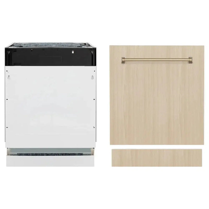 ZLINE Autograph 24" Dishwasher Stainless, Gold DWVZ-24-G by Farmhouse Kitchen and Bath