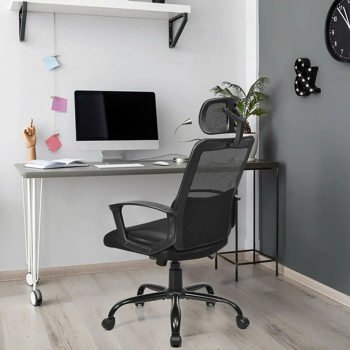 Mesh Office Chair High Back Ergonomic Swivel Chair by DirectDeals