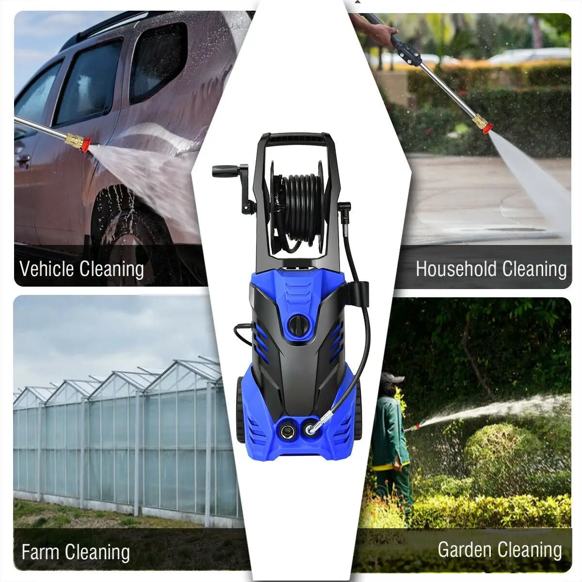 3000 PSI Electric High Pressure Washer With Patio Cleaner, photo 5 of 9