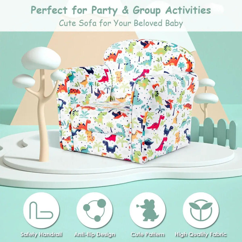 Household Toddler Furnishings Children Armrest Cute Lovely Single Sofa by DirectDeals