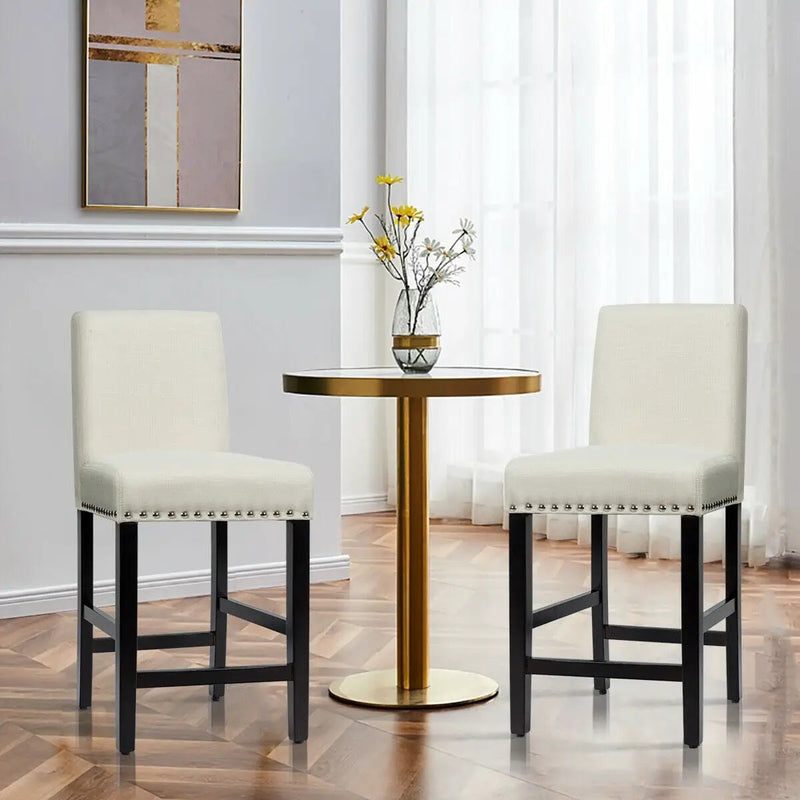 25 Inch Kitchen Chairs w/ Rubber Wood Legs by DirectDeals