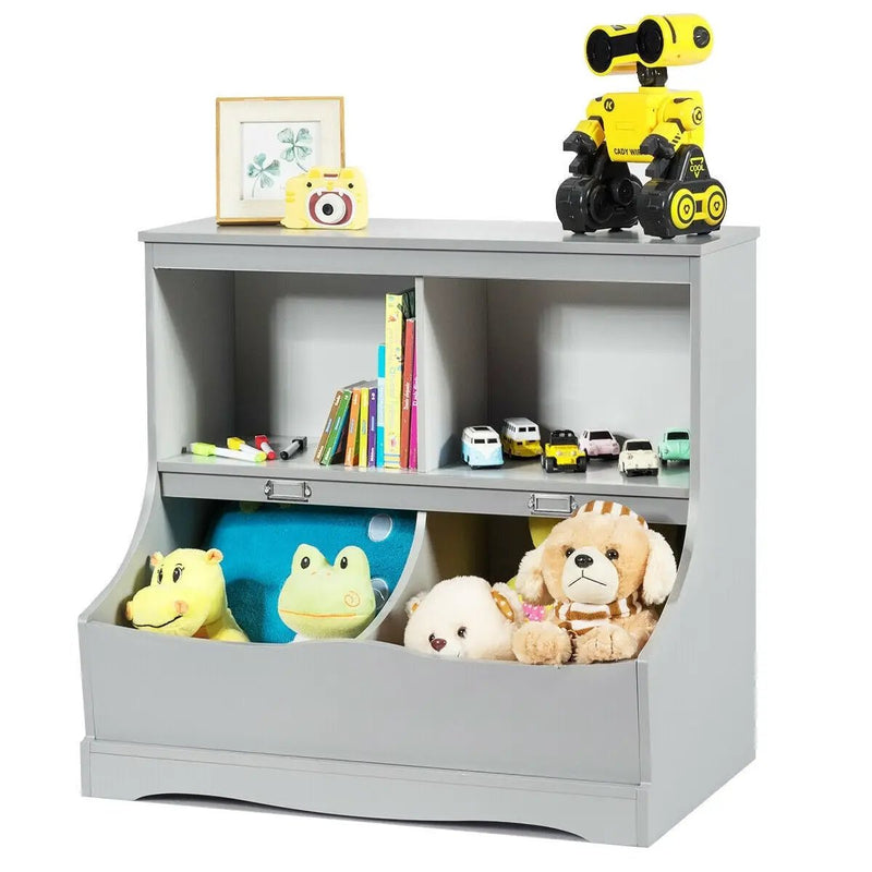 Kids Floor Cabinet Multi-Functional Bookcase by DirectDeals