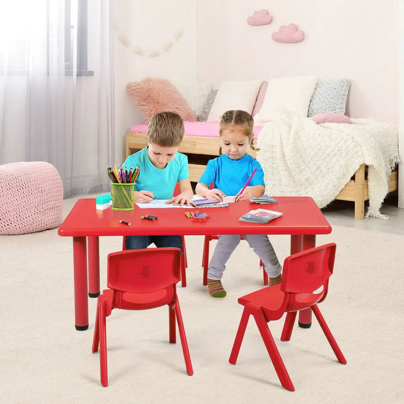 Kids Plastic Rectangular Learn and Play Table by DirectDeals