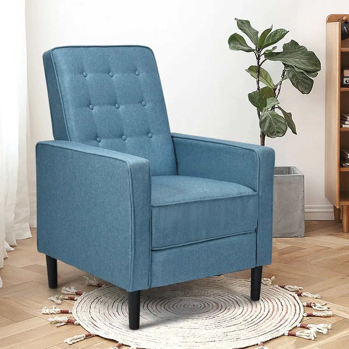Mid-Century Push Back Recliner Chair, photo 17 of 24