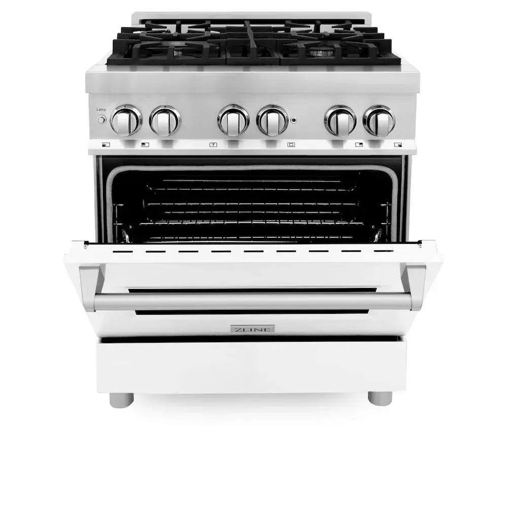 ZLINE 30" Bundle Range RA-WM-30 & Range Hood KB-30, 2KP-RAWMRH30 by Farmhouse Kitchen and Bath