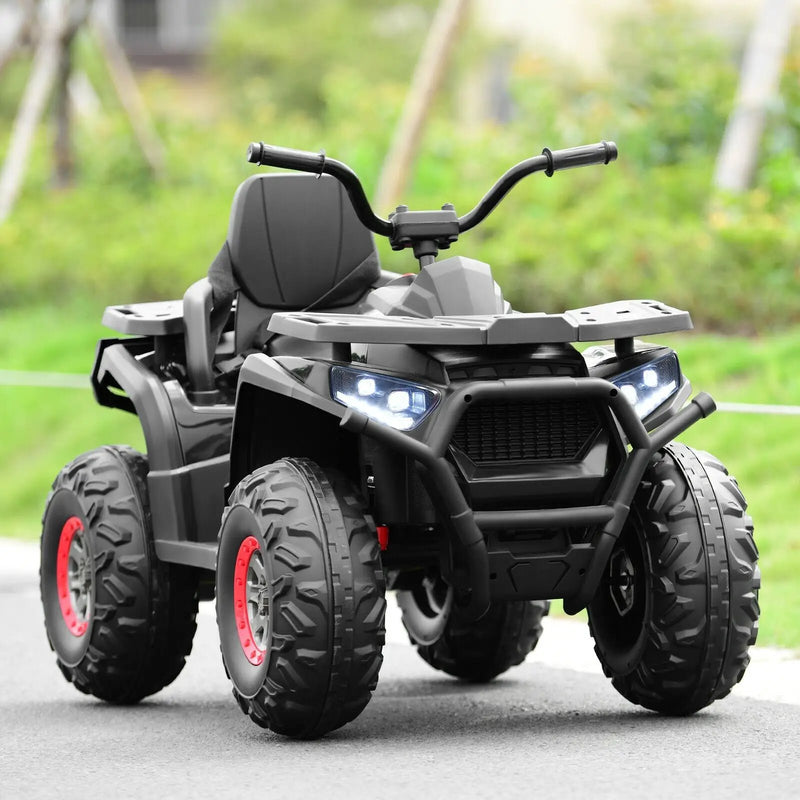 12 V Kids Electric 4-Wheeler ATV Quad with MP3 and LED Lights by DirectDeals