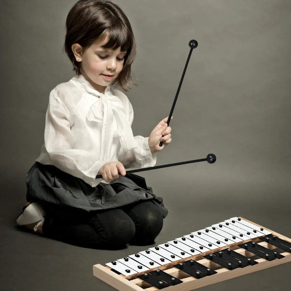 27 Note Glockenspiel Xylophone with 2 Rubber Mallets by DirectDeals