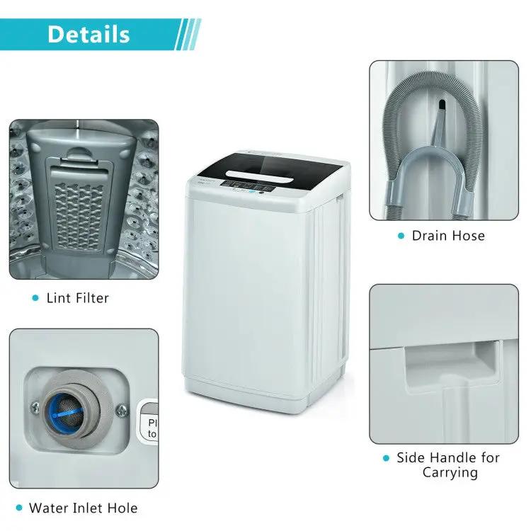 Portable Washer w/ Drain Pump by DirectDeals