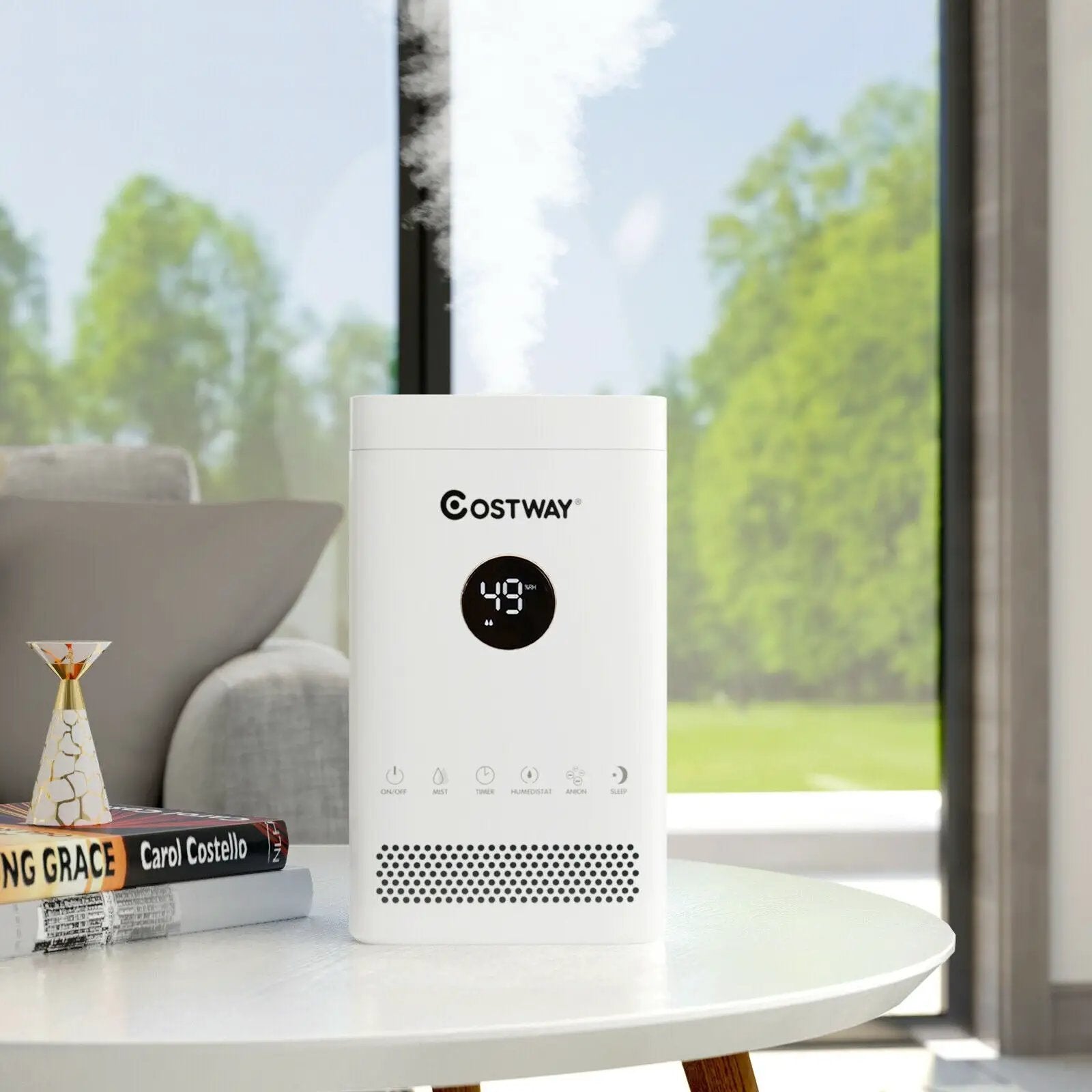 3.5L Quiet Top Fill Air Humidifier with Multiple Mode by DirectDeals