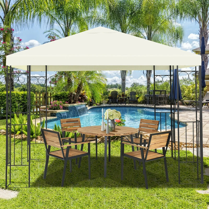 10 x 10 Feet Patio Gazebo Canopy Tent Garden Shelter by DirectDeals