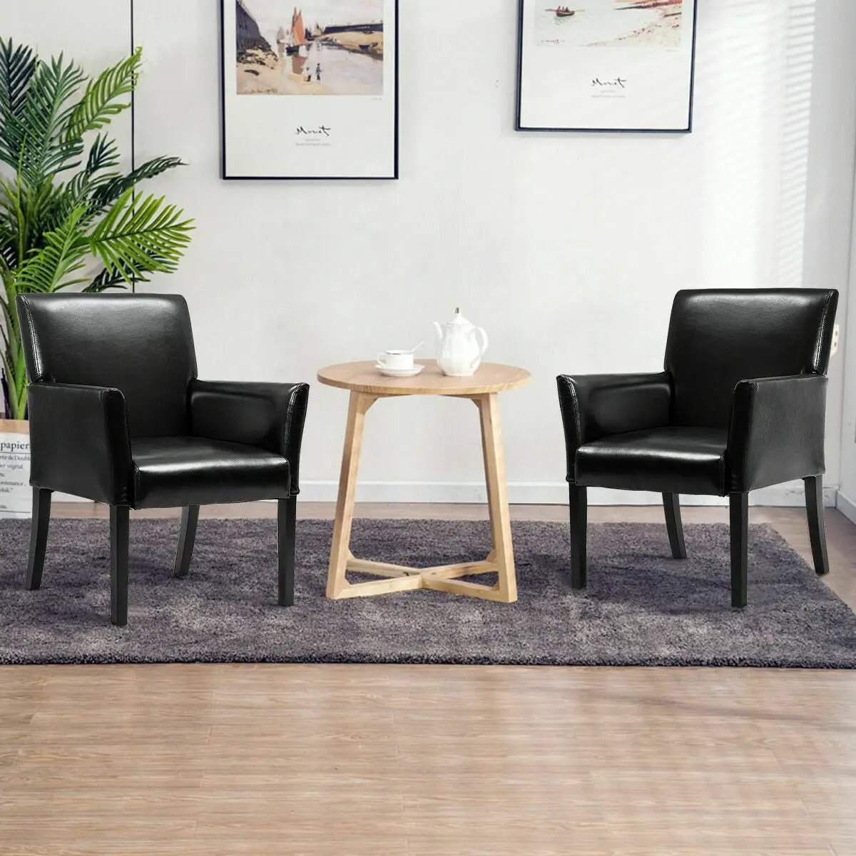 Modern PU Leather Executive Arm Chair Sofa by DirectDeals