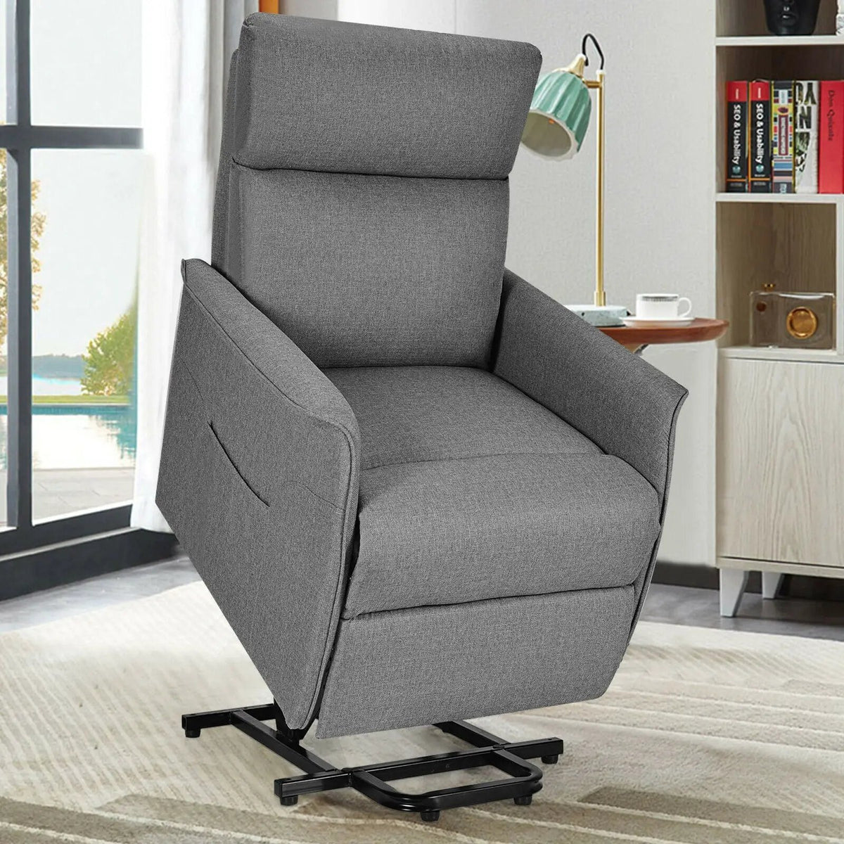 Power Lift Massage Recliner Chair for Elderly with Heavy Padded Cushion, photo 4 of 16