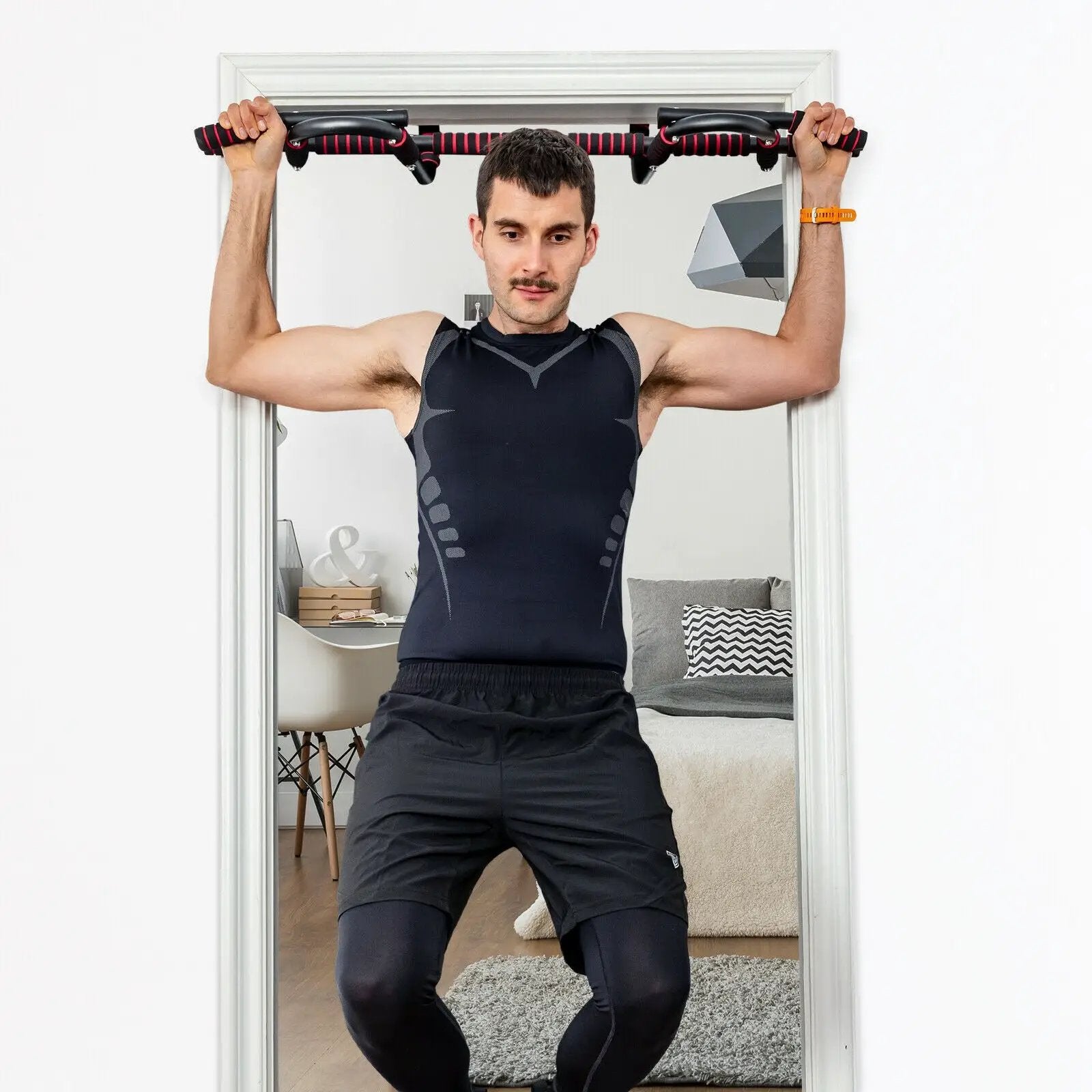 Multi-Purpose Pull Up Bar for Doorway by DirectDeals
