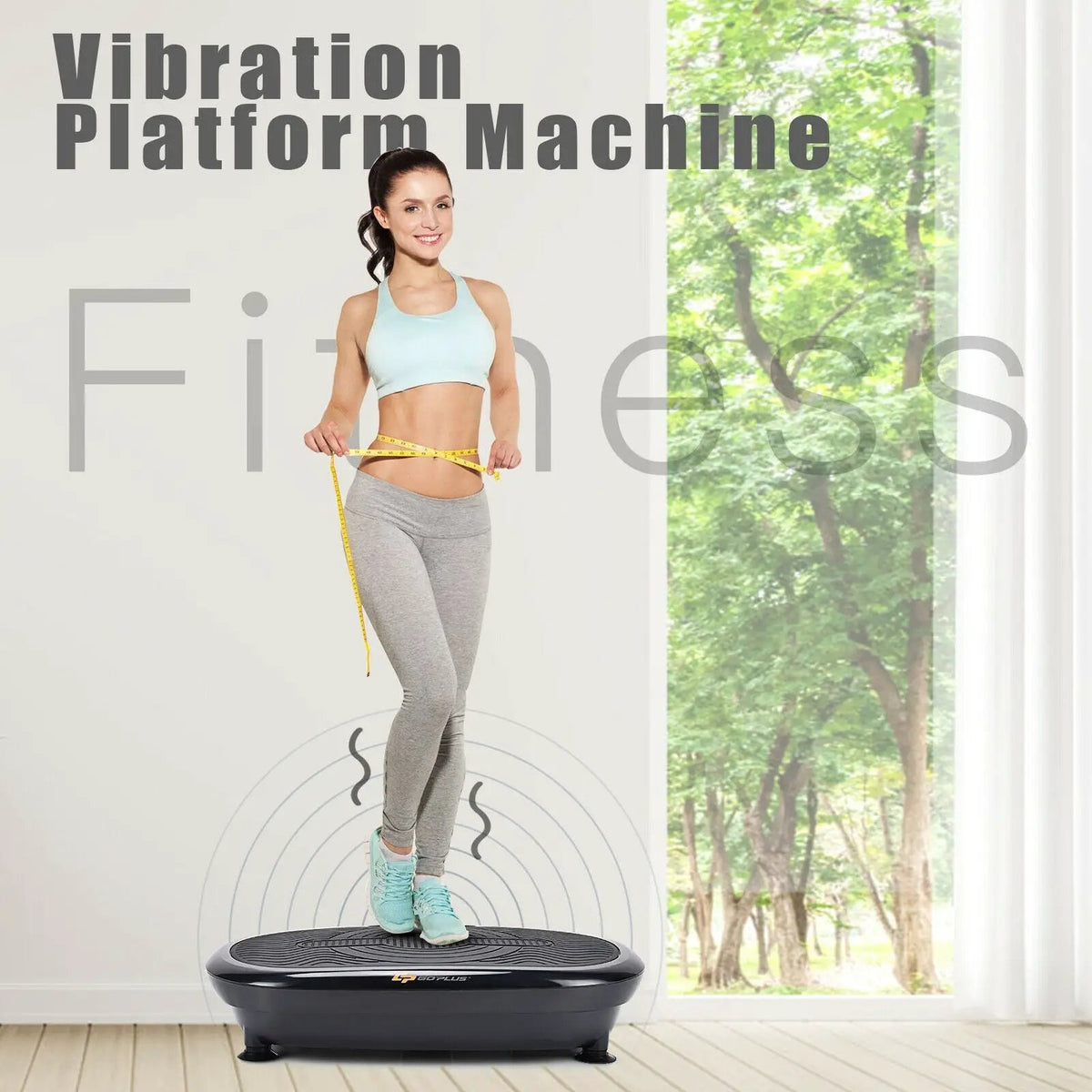 Mini Vibration Body Fitness Platform with Loop Bands, photo 13 of 16