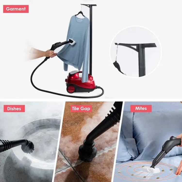 2000W Heavy Duty Multi-purpose Steam Cleaner Mop with Detachable Handheld Unit, photo 2 of 11