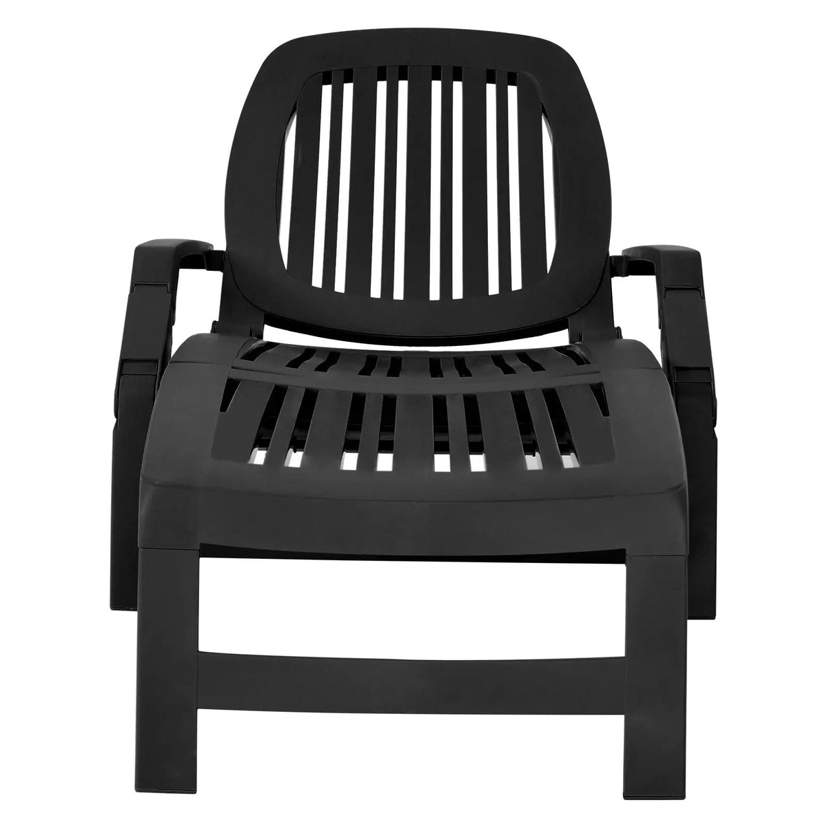 Adjustable Patio Sun Lounger with Weather Resistant Wheels, photo 8 of 12