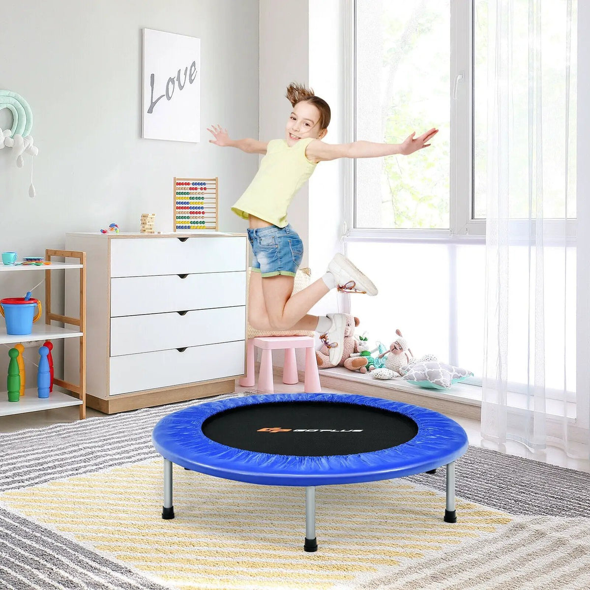 38 Inch Mini Folding Trampoline Portable, photo 6 of 10