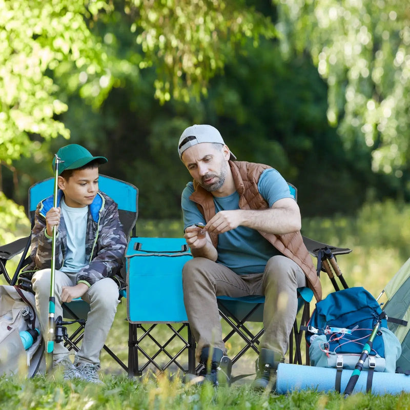 Portable Folding Camping Canopy Chairs with Cup Holder by DirectDeals