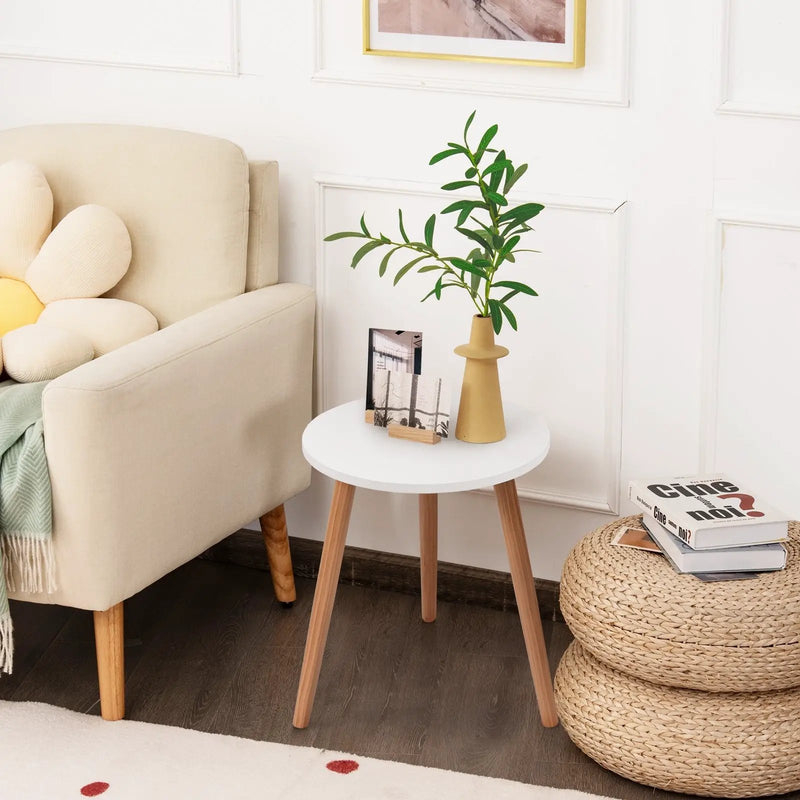 16 Inch Modern Round Coffee Table by DirectDeals
