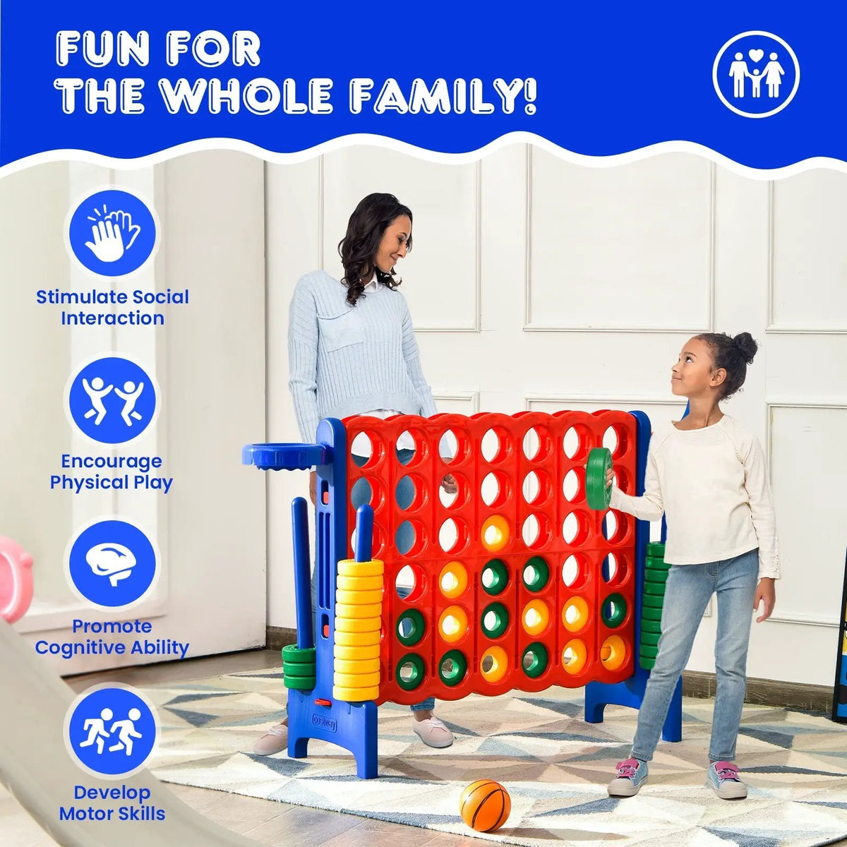 2.5Ft 4-to-Score Giant Game Set-Green, photo 4 of 11