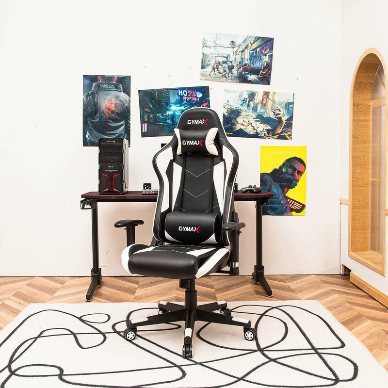 Gaming Chair Adjustable Swivel Racing Style Computer Office Chair by DirectDeals