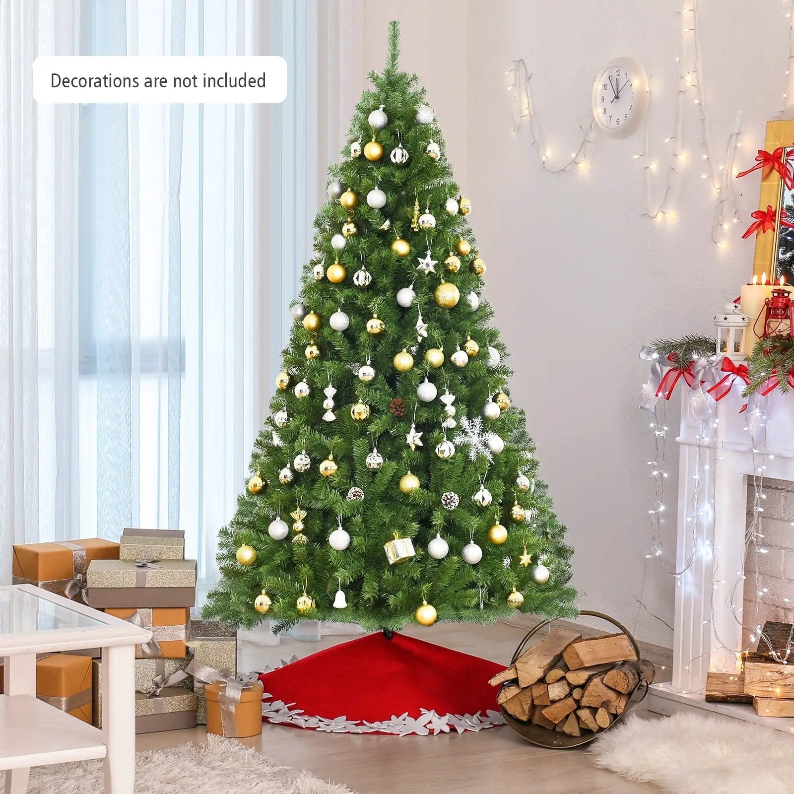 PVC Artificial Christmas Tree Premium Hinged by DirectDeals