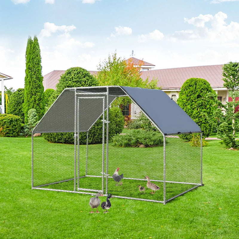 9.5 x 6.5 Feet Large Walk In Chicken Run Cage by DirectDeals
