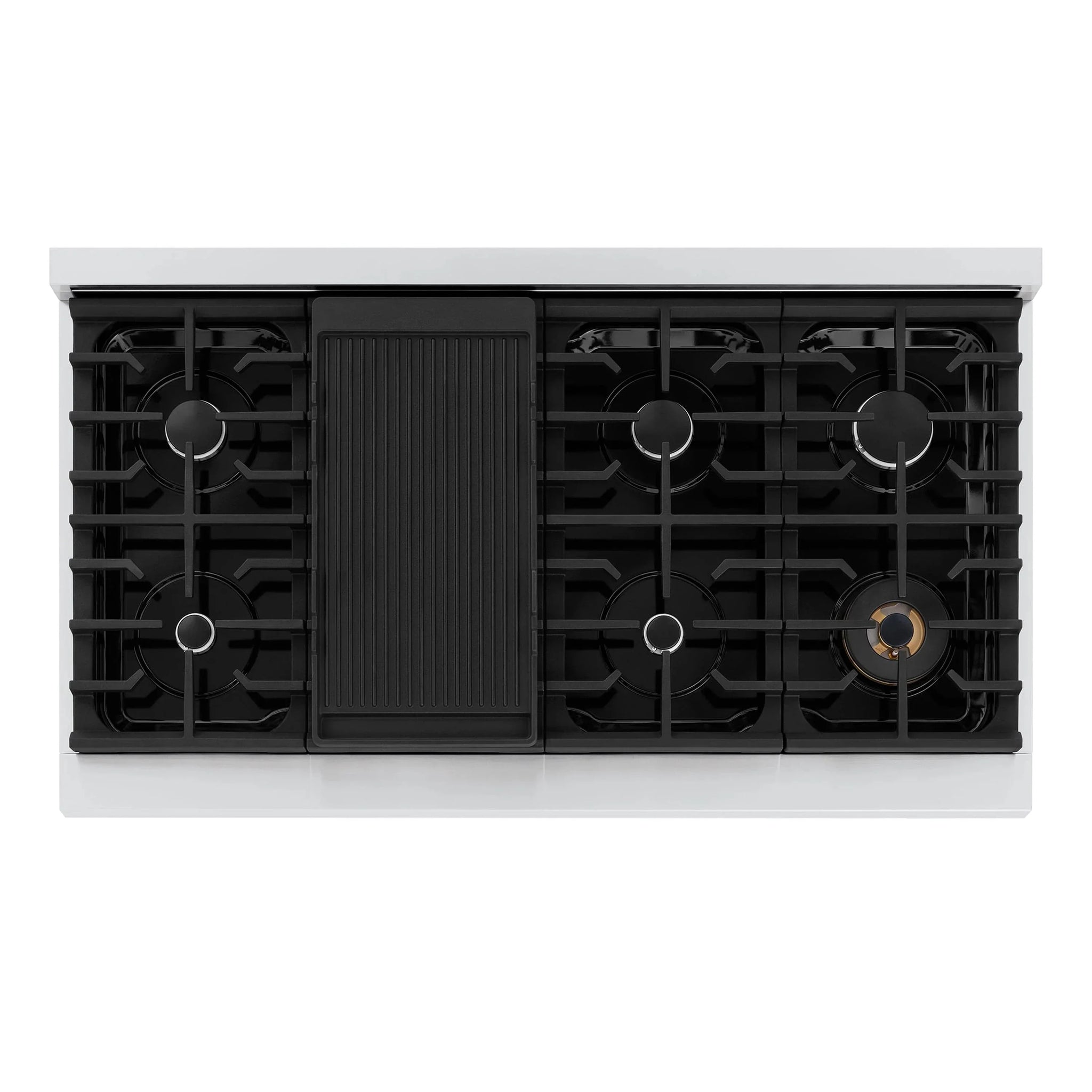 ZLINE 48" Paramount Gas Rangetop Stainless Steel SRT48 by Farmhouse Kitchen and Bath
