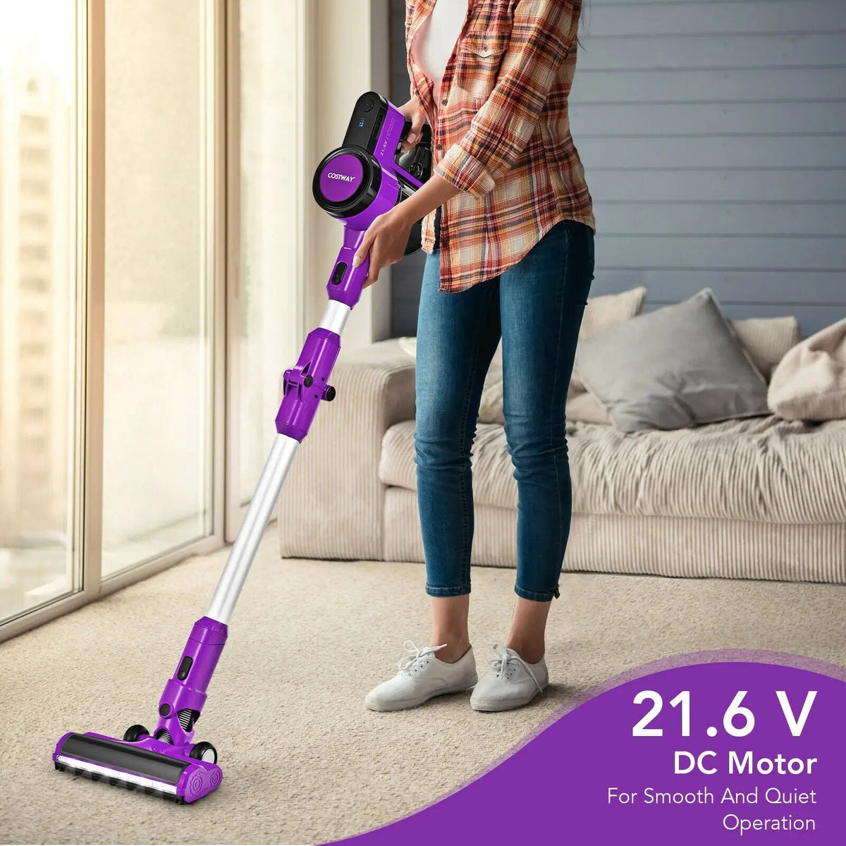 3-in-1 Handheld Cordless Stick Vacuum Cleaner with 6-cell Lithium Battery, photo 4 of 16