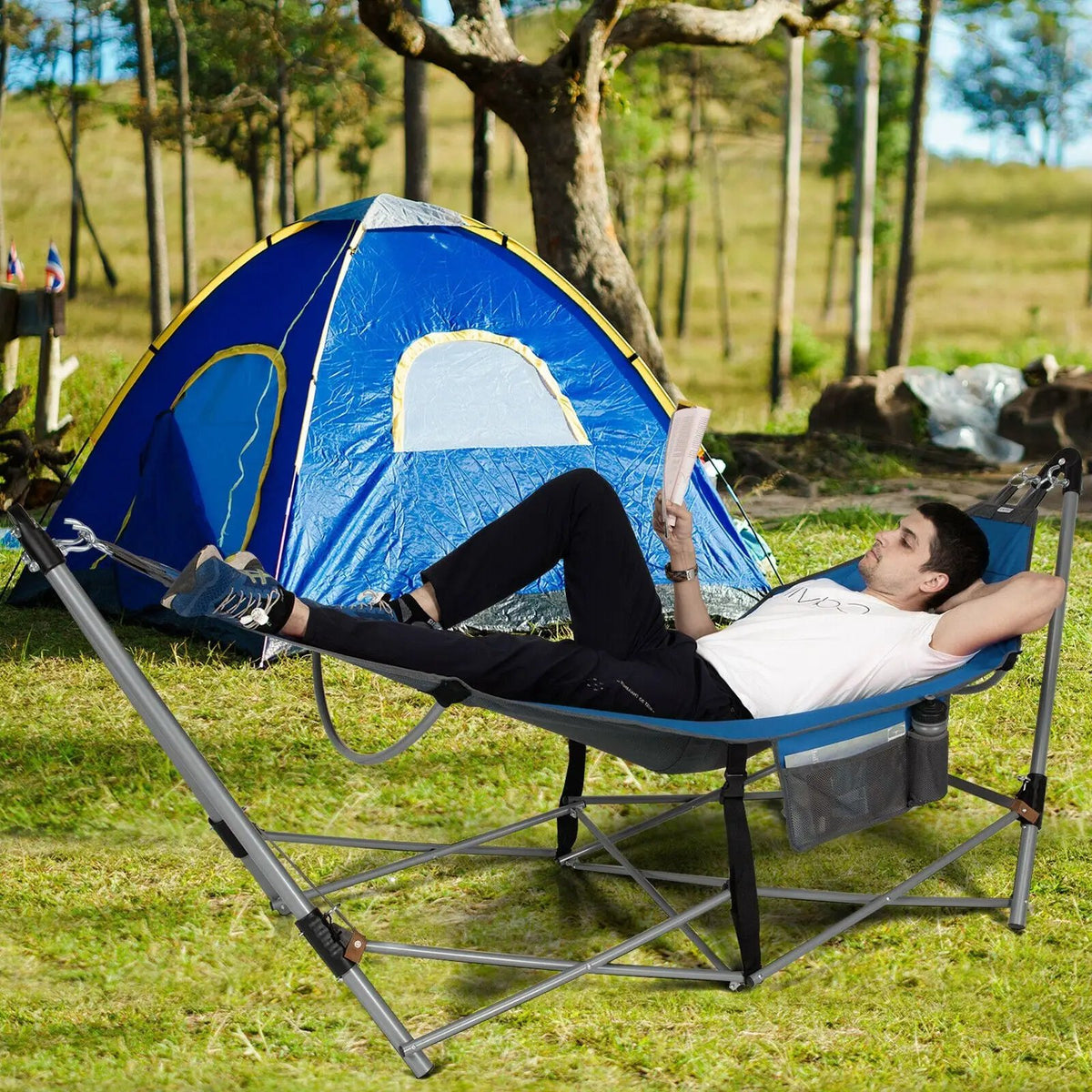 Portable Folding Hammock with Hammock Stand, photo 6 of 10