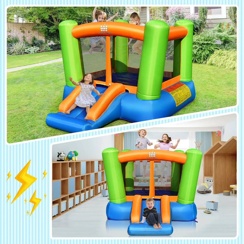 Kids Inflatable Bounce House without Blower for Indoor and Outdoor by DirectDeals