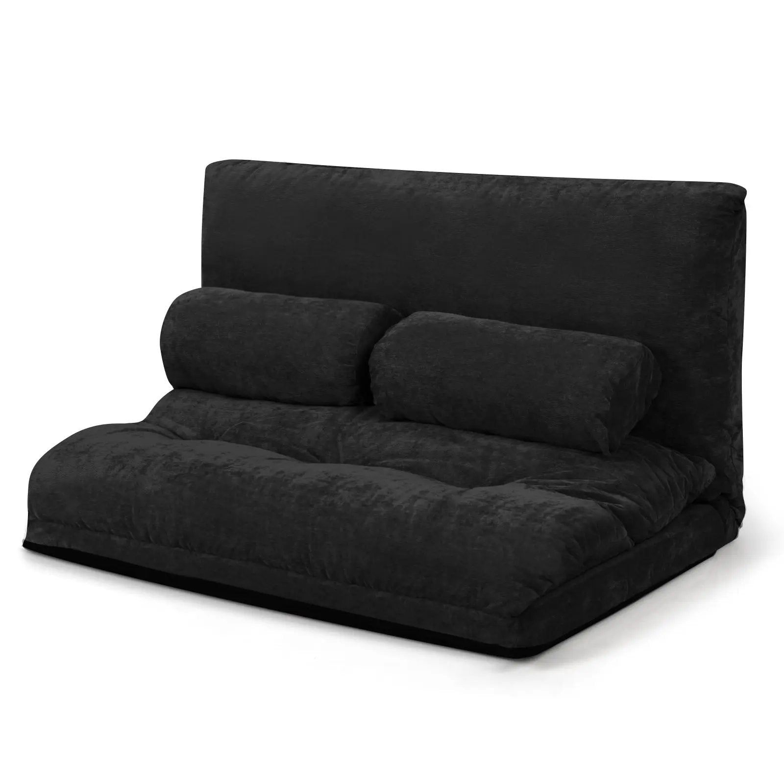 6-Position Adjustable Sleeper Lounge Couch with 2 Pillows by DirectDeals