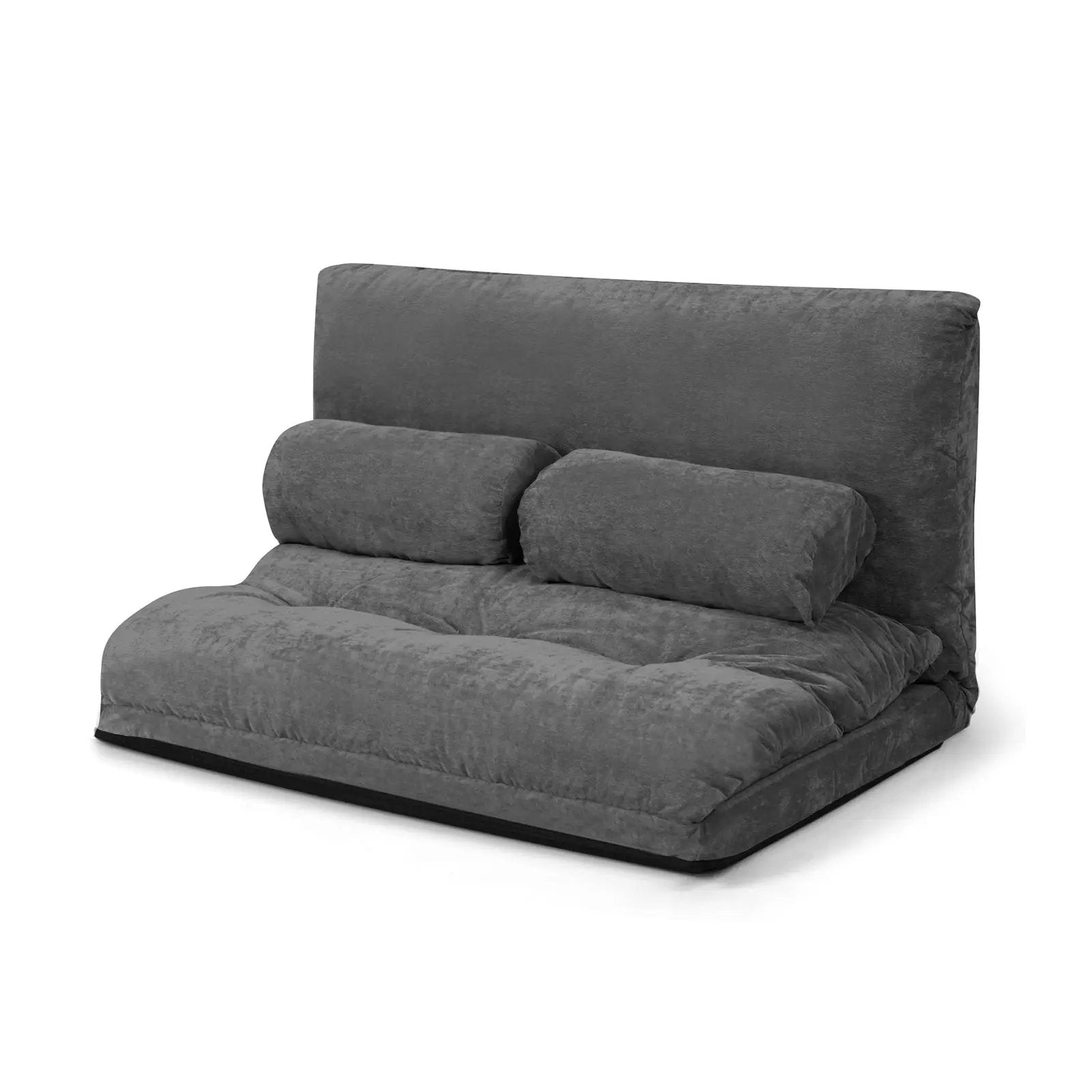 6-Position Adjustable Sleeper Lounge Couch with 2 Pillows by DirectDeals