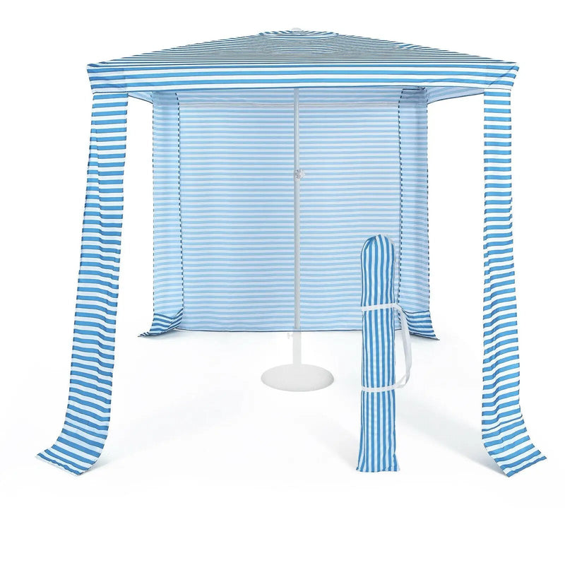 6.6 x 6.6 Feet Foldable and Easy-Setup Beach Canopy With Carry Bag by DirectDeals