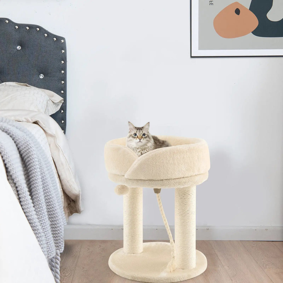 Cat Climbing Tree with Plush Perchs and Scratching Post, photo 11 of 16