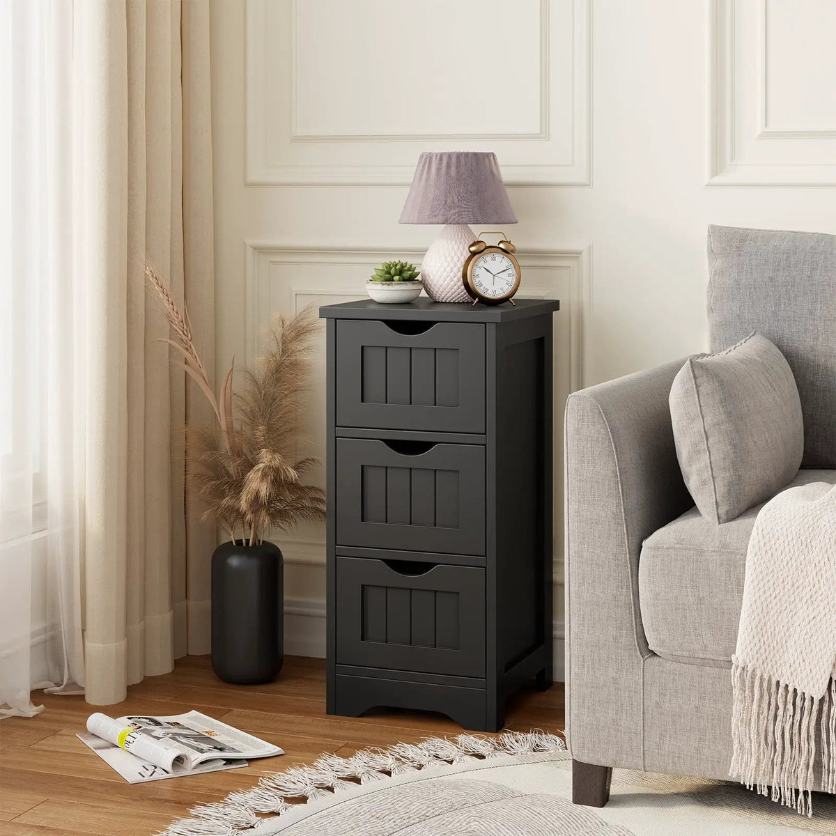 Bathroom Floor Freestanding Storage Organizer with 3 Drawers, photo 2 of 32