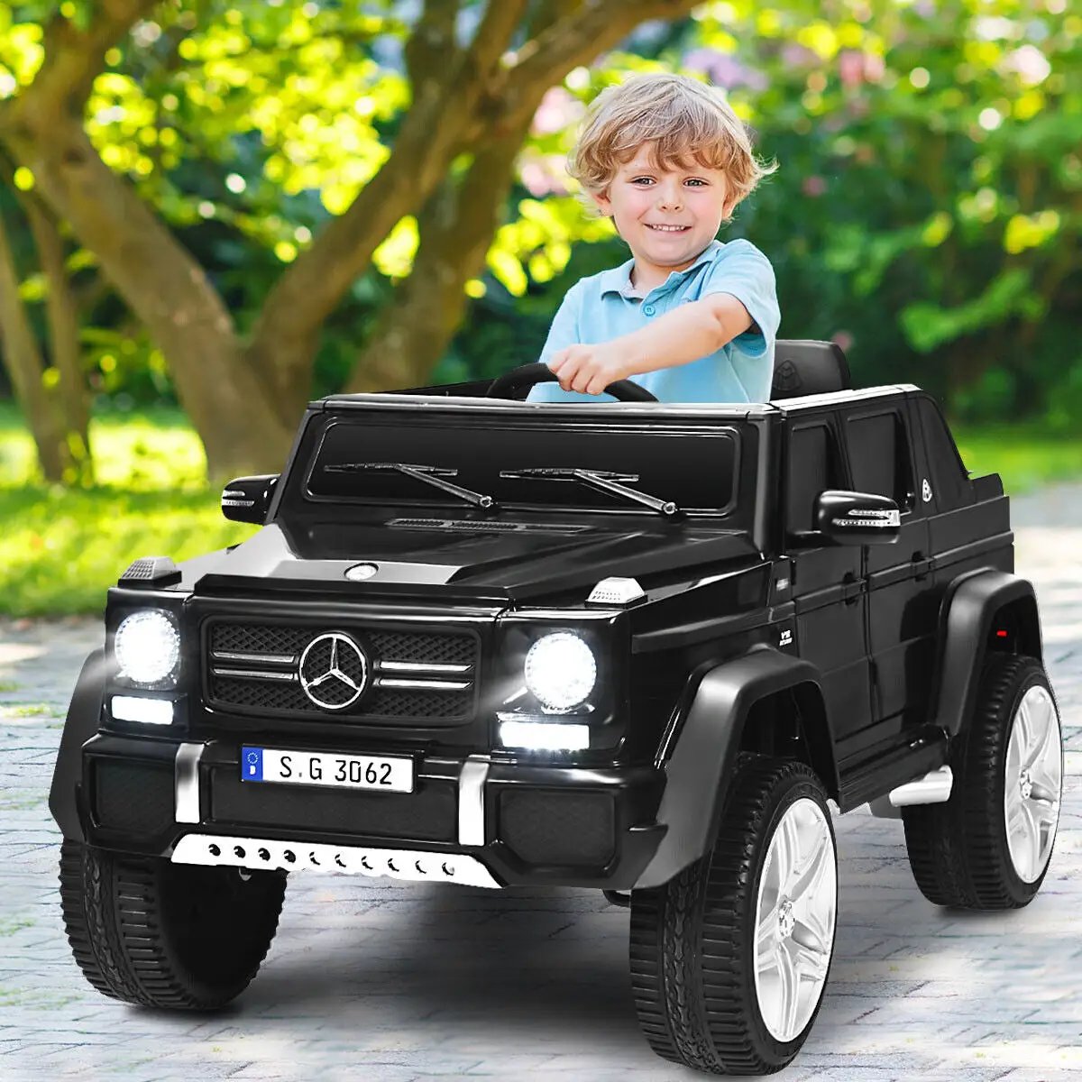 12V Licensed Mercedes-Benz Kids Ride On Car by DirectDeals