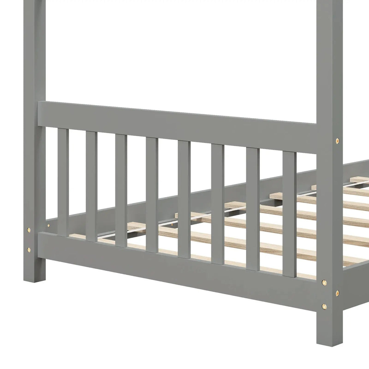 Twin Size Wooden House Bed with Roof, photo 8 of 10