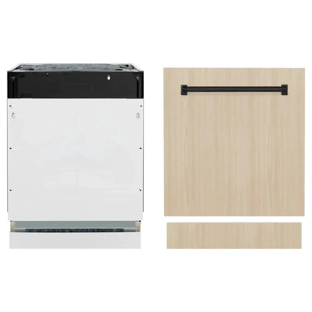 ZLINE Autograph 24" Dishwasher Stainless, Matte Black DWVZ-24-MB by Farmhouse Kitchen and Bath